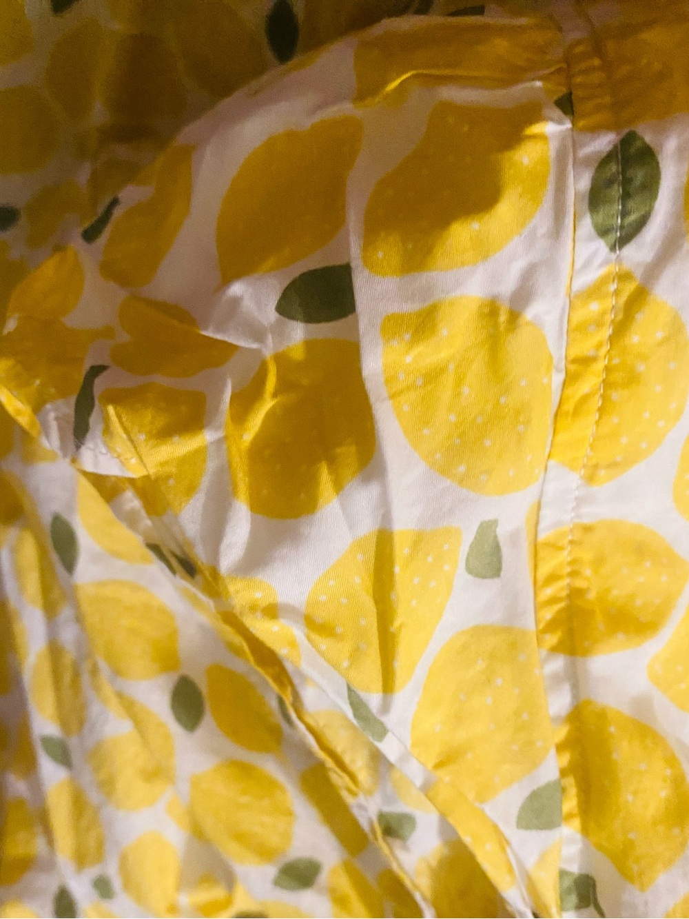 Boden May Cotton MIDI Tea Dress Lemon printed Size 12 US - Picture 5 of 8